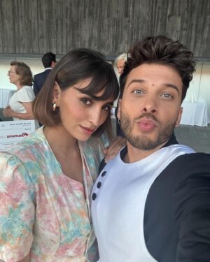 Blas Cantó Instagram - Han sido dos días de locura. Gracias @fundacionprincesadegirona y @casareal.es ❤️ y también @lazurehotel por el detalle que tuvieron con nosotros. Mi acompañante es una REINA @noor.alamarty te quiero 🫶🏻