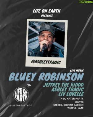 Bluey Robinson Instagram - Back down at Stereo this Thursday hosting and performing along with some great acts at @lifeonearthco presents! First one in months. Ready for the vibes. Come thru, bring your crew - Link in bio 🛸