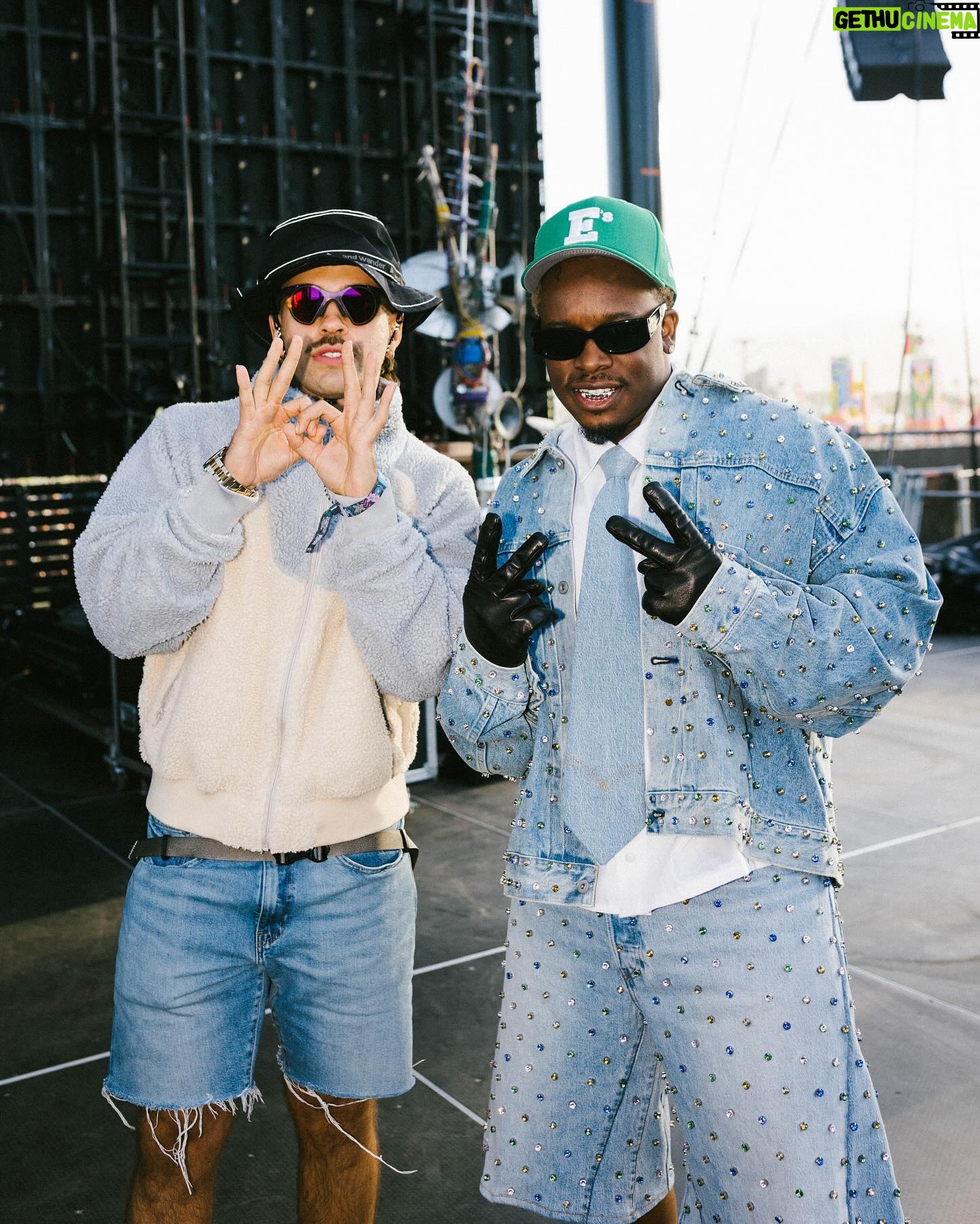 Blxst - 25.2K Likes - first time @coachella 🔥 been a minute since I touched the stage, fucked around and lost my voice instantly lol but the crowd had me goin up regardless. I been locked in working on the new album so it feels good to connect w my eagles. weekend one check we back on next Saturday 🦅🦅🦅🦅🦅🦅🦅🦅