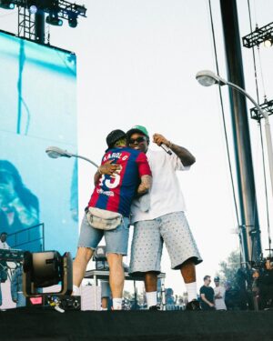 Blxst Instagram - first time @coachella 🔥 been a minute since I touched the stage, fucked around and lost my voice instantly lol but the crowd had me goin up regardless. I been locked in working on the new album so it feels good to connect w my eagles. weekend one check we back on next Saturday 🦅🦅🦅🦅🦅🦅🦅🦅