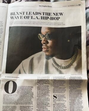 Blxst Instagram - tough .. shoutout @latimes 🗞️ i know i got more to prove
