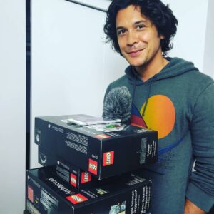 Bob Morley Instagram - Makeshift recording studio at home for ADR. Yes, we have been playing a lot of Lego during isolation.