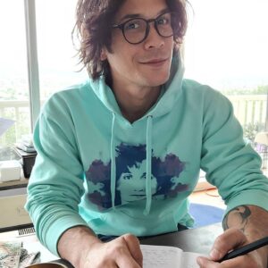 Bob Morley Instagram - Less than a week to go! As part of the #bewellbekind campaign I wanted to share some of my self care routine with you. Journaling. Not in the 'dear diary' kind of way, but rather with socratic questioning. I do believe in the power of neuroplasticity, but it takes commitment and vigilance. This is two years worth of writing everyday and the books that help guide my continuing journey. Help me raise funds for @namicommunicate and @littlehlearning the link is in my bio.