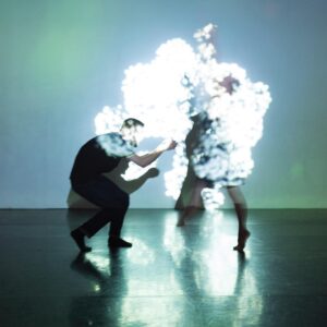 Bobbi Jene Smith Instagram - "Harrowing" with @harvey_davidc - photo by @pascalperich (the fireworks)