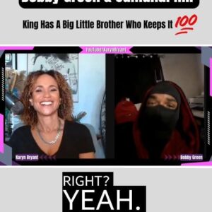 Bobby Green Instagram - Who knew @sweet_dreams_jhill was actually @bobbykinggreen's big little brother?! 😂 Can't wait to see both guys throwing down at #ufc300 on Saturday!!! 🔥🔥🔥 Hit the 🔗 in my bio to see the whole #kbwkb interview on my YouTube! 👊 #ufc #mma #bobbygreen #king #karynbryant #bobbykinggreen #kbwkb #kickbackwithkb #interview