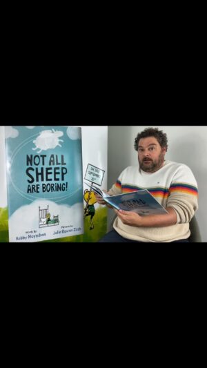 Bobby Moynihan Instagram - WHAT?!?!? SEPT. 20TH!?!??!? @penguinkids @julierowanzoch 🐑🐑🐸