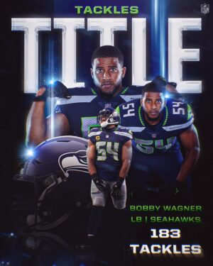 Bobby Wagner Instagram - For the 3rd time in his career, Bobby Wagner finishes as the league leader in tackles 🏆