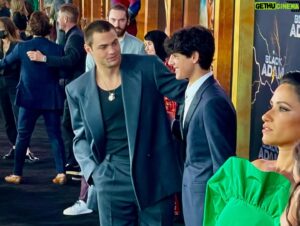 Bodhi Sabongui Instagram - Bts flicks from the black Adam premiere 😈