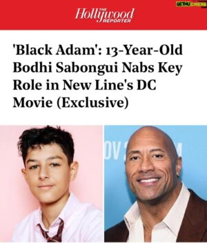Bodhi Sabongui Instagram - #blackadam 

“The hierarchy of power in the DC universe is about to change.”

#BlackAdam 
#ManInBlack
@blackadammovie 

Thank you @hollywoodreporter !