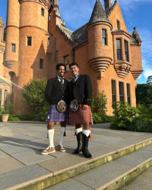 Boman Martinez-Reid Instagram - Go to Scotland for a week one day 🫵🏽😁 thank you @peacock for such an unforgettable week