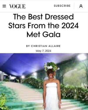 Boman Martinez-Reid Instagram - THANK YOU @VOGUE! Best dressed at this years MET Gala and it’s all thanks to Rigatoni Tagliatelle 💕