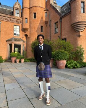 Boman Martinez-Reid Instagram - Go to Scotland for a week one day 🫵🏽😁 thank you @peacock for such an unforgettable week