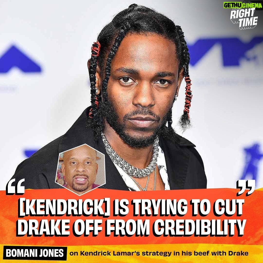 Bomani Jones - 2.4K Likes - Kendrick is making it impossible to stand with Drake.