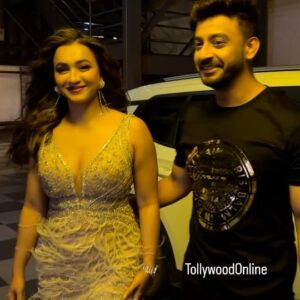 Bonny Sengupta Instagram - Birthday Girl @myself_koushani entering at her birthday party with her love @bonysengupta . #TOSpotted