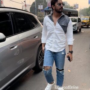 Bonny Sengupta Instagram - The dapper @bonysengupta arrived for #Ahalya promotion today...movie releasing this Friday.  #TOSpotted