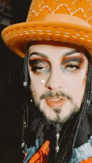Boy George Instagram - #petrrpan #blackpool #Boygeorge #panto