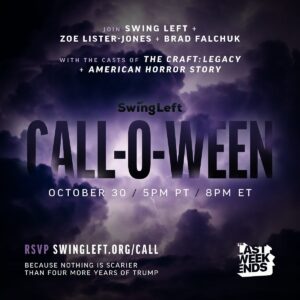 Brad Falchuk Instagram - Election season making you hide under the covers?  The best cure for fear is ACTION.  Join me and the AHS cast for this super fun phone banking event! This event is focused on calling voters in the triple-flip state of Arizona.  Let’s turn it blue.  Go to www.swingleft.org/call