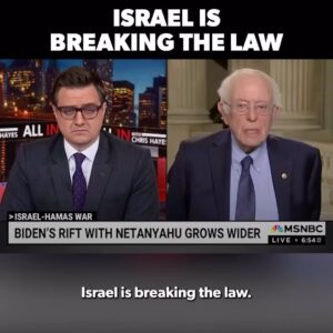 Brad Garrett Instagram - ‘Stop funding Netanyahu’s war machine.’ Thank you @berniesanders