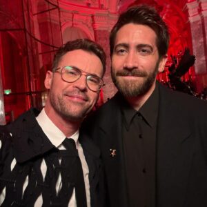 Brad Goreski Instagram - Story time 
I ❤️ @jakegyllenhaal 
While I was in Paris this past week I got to interview him for @cartier. He was lovely! 
When I was an intern at W magazine in 2005 he was the first celebrity photo shoot I ever assisted on. “Brokeback Mountain” was about to come out. I told him how nice he was to me on that shoot. He mentioned the shot where he had a stamp on his tongue (2nd slide) 

Cut to 2010. My first job after I went out on my own was styling Jake and Anne Hathaway for the cover of @entertainmentweekly. I had about 10 racks of clothes for both of them and they ended up naked on the cover. (Slide 3) 

Now in 2024 I have had my own styling business for 15 years and I get to interview Jake and laugh about how we are both still around. We also connected about our love of baking. 

If you told me when I was a kid that things like this would happen I wouldn’t  believe you. ❤️🫶🏻.