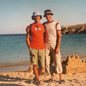 Brad Goreski Instagram - “When the trip ended and we said goodbye, we could not text. I could not scroll through photos on my phone. I had to go home and get my film developed at Rite Aid like an animal. And there, back in LA, shuffling through the pictures of that week, I knew.”
From We Are Experiencing A Slight Delay out July 9 available at link in bio. 
Btw Happy 23rd anniversary, Brad.