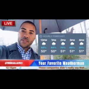 Brad James Instagram - Today's weather from Your Favorite Weatherman
Sunday February 27th