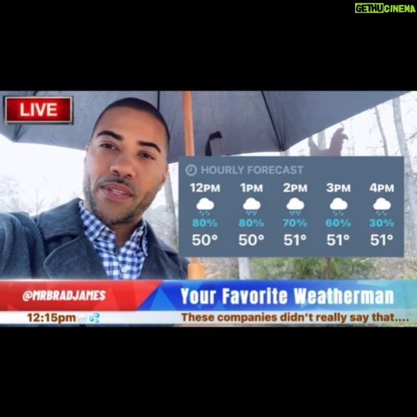 Brad James - 3.1K Likes - Today's weather from Your Favorite Weatherman
Sunday February 27th
