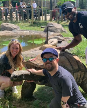 Brad Williams Instagram - Thank you to @ZooKnoxville for giving me a VIP tour before my show! It was awesome! Fed some red pandas, hung out with a 150 year old tortoise, and gave otters fish. The other patrons were probably staring at me like “they put the dwarfs in cages with the animals?”