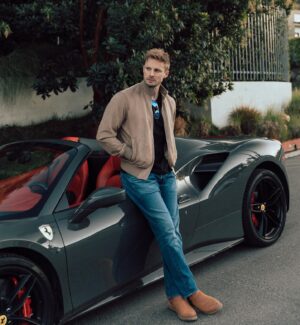 Bradley James Instagram - Getaway driver and bag man looking for a heist team to join at the novice level. 

Taken through the lens of @matizanuzzi