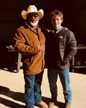 Brady Hepner Instagram - Go where you’re lookin, and look where you’re goin
•
📸- @danielocicero 
•
Thank you Ty for having me out to the ranch. A couple days of chaotic peace and a hell of a time to keep me in tune. Heels down