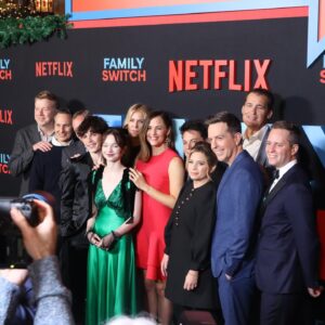 Brady Noon Instagram - So stoked for you guys to see this !! Check out family switch 🎅🐶 , out now only on @netflix