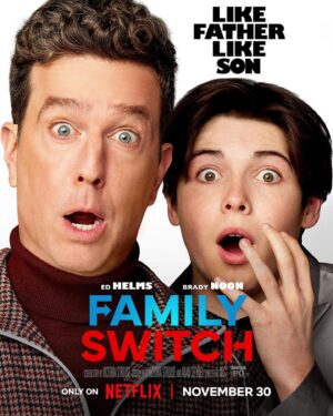 Brady Noon Instagram - I’ve been incredibly excited about this for so long, can’t wait for everyone to see #familyswitch Only on @netflix , November 30th!
