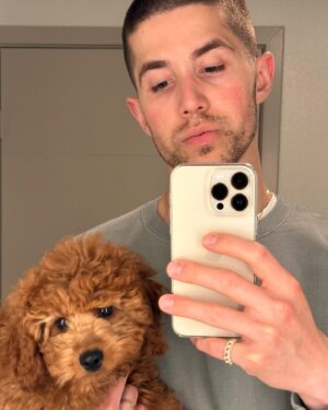 Brandon Larracuente Instagram - Puppy love (third times the charm)