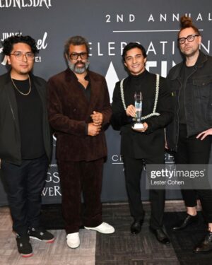 Brandon Perea Instagram - Ayyy!! My first award for acting ever!! GOD DID!! This one is so so special, it carries so much weight. This honor means the world to me. Rising Star Award for Film! Thank you to the @criticschoice @cclatinocinema 

I wouldn’t be here without @jordanpeele @nopemovie @emptygrave @winrosenfeld @monkeypawproductions @universalpictures. Prelim for life 😮‍💨

Thank you to my parents for believing in me and allowing me to chase my dream.

BLESSED BEYOND BELIEF! Love.

Styled by @bklynn_
Groomed by @fayemesss