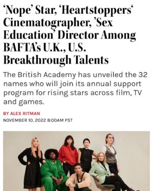 Brandon Perea Instagram - BAFTA Breakthrough Baaaaby!!! So grateful to be amongst all of these great artists in this amazing program. I’ve been such a fan of BAFTA for all of these years, so to be a part of this is incredible. 2023, let’s goooo 🚀

Thank you @bafta @baftaus @netflix 🙏🏽

Photos: @choutoo 
MAC Makeup Artists: @thelizrhodes and @johnstapleton