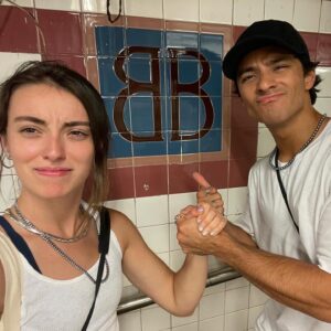Brandon Perea Instagram - missing my rock a lil more today! 2022 wouldn’t have been the same without you @bklynn_ !! To 2023 we go love!! 🫶🏽🐝♥️
