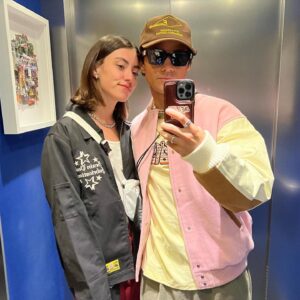 Brandon Perea Instagram - missing my rock a lil more today! 2022 wouldn’t have been the same without you @bklynn_ !! To 2023 we go love!! 🫶🏽🐝♥️