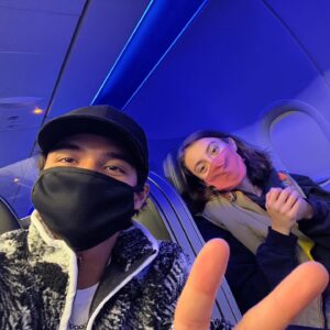 Brandon Perea Instagram - missing my rock a lil more today! 2022 wouldn’t have been the same without you @bklynn_ !! To 2023 we go love!! 🫶🏽🐝♥️