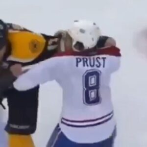Brandon Prust Instagram - My first year with the Habs and my 1st time in Boston in a Habs uniform. I know it’s our #1 rivalry. We are down 2 1 in the 2nd and not playing very well.  I definitely don’t want to fight lucic because he’s a killer but I need to let the bruins and my teammates know I’m full in on this rivalry. We drop em and I just tried to not get killed. And maybe get lucky if he makes a mistake or 2. He doesn’t really make a mistake because he doesn’t make many. HE also knows I can take advantage of ppl’s mistakes lol (I did win our 1st fight 😉) .. but we had a spirited bout at the end of our shifts, so not super exciting lol but the boys loved it and respected it. That’s when I officially became a Hab in that dressing room.  But the best was yet to come. 1 of my favourite moments as a hockey player.
Michel Therrien and I had a great relationship. 1 of my favourite coaches. But we also butted heads sometimes. Only because we were both passionate about winning and also both stubborn assholes. His speech in the 2nd intermission was 1 of the most respectful and emotional moments of my career.  Cherry on top, we came back and won 3 2!  The moment when I truly became a Montreal Canadien.