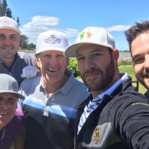 Brandon Prust Instagram - Great trip to Vancouver with the boys. Golf with Mike Babcock, 1st round of nhl draft and finished it off with some salmon fishing! Great week boys @camlaw19 @dave_bolland @mooretown31 @markedmundson