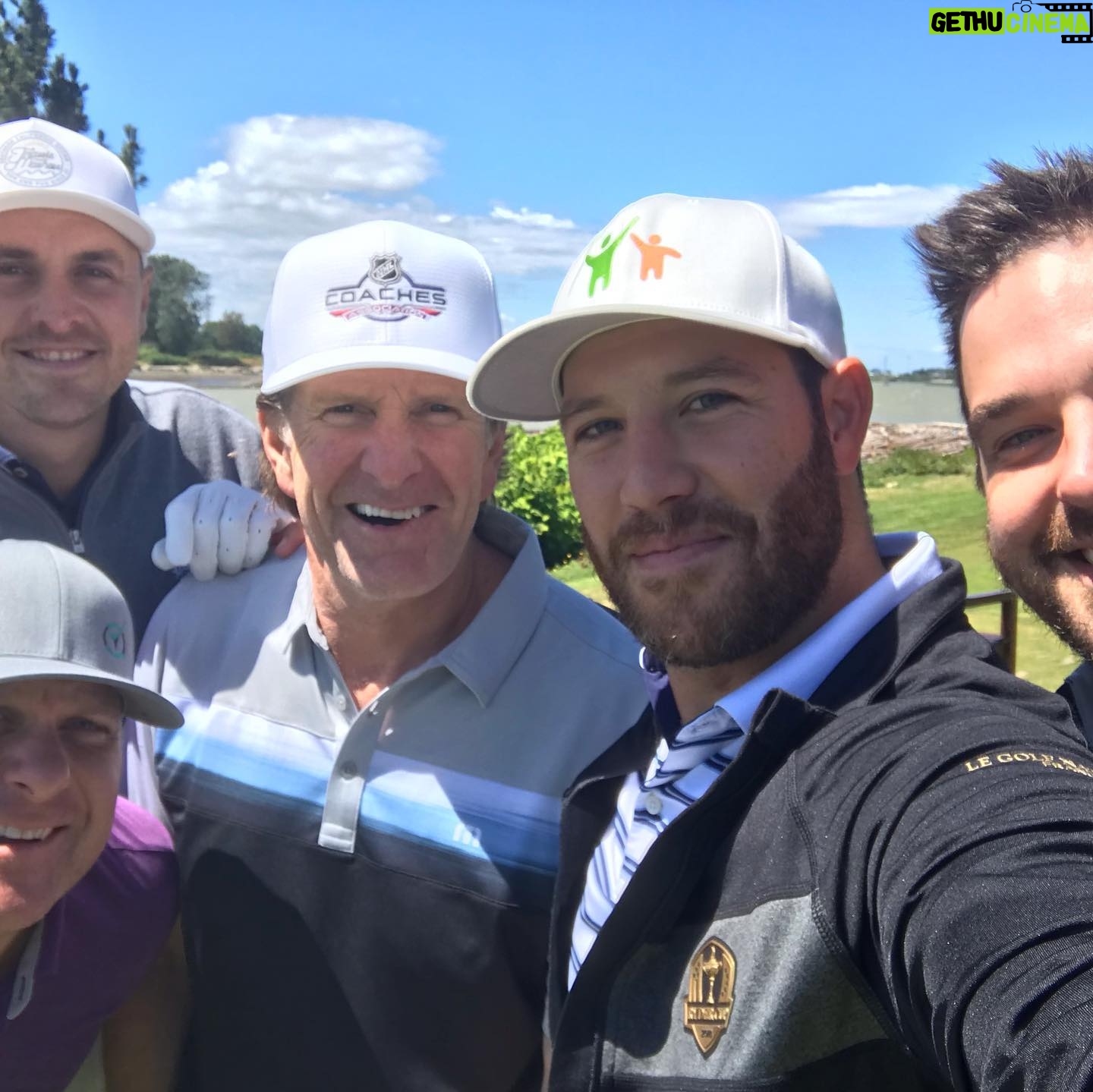 Brandon Prust - 3K Likes - Great trip to Vancouver with the boys. Golf with Mike Babcock, 1st round of nhl draft and finished it off with some salmon fishing! Great week boys @camlaw19 @dave_bolland @mooretown31 @markedmundson