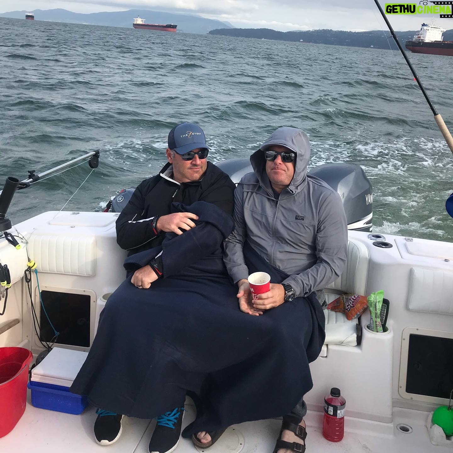 Brandon Prust - 3K Likes - Great trip to Vancouver with the boys. Golf with Mike Babcock, 1st round of nhl draft and finished it off with some salmon fishing! Great week boys @camlaw19 @dave_bolland @mooretown31 @markedmundson