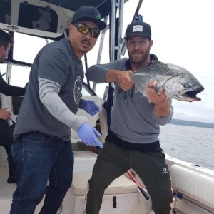 Brandon Prust Instagram - Great trip to Vancouver with the boys. Golf with Mike Babcock, 1st round of nhl draft and finished it off with some salmon fishing! Great week boys @camlaw19 @dave_bolland @mooretown31 @markedmundson