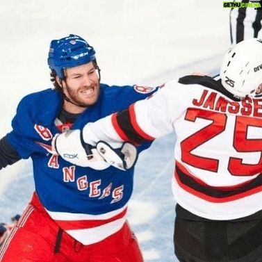 Brandon Prust - 3.3K Likes - It’s out!! An hour zoom session of back and forth between 6 beauties who have been In more battles than you can count. But 1 stood out the most to all of us! The Rangers/Devils line brawl in MSG, off the opening puck drop in April of 2012. Here’s our zoom chat (link in bio) discussing that epic night! Also, lots of talk about former battles, particularly between @cam_janssen25 and I. We fought 10 times in our career, including junior- the most fights against any 1 player for both of us. And the 1st person on an opposing team I would have a beer with after the game if I had a chance. #respect