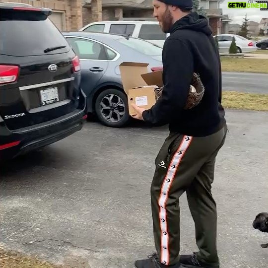 Brandon Prust - 3K Likes - Wanted to visit @carla_prust_alexander @e3_the_barber and the brats. Bring over some disinfected supplies and also catch up a bit without spreading germs!