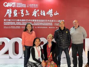 Bransha Gautier Instagram - Interview for the Qing Dao TV within the exhibitions Art of Magnificence - Oingdao / Colorful Laoshan — The 3rd Qingdao  International Art Exhibition and the first international invitational Exhibition of the 30 Renowned Artist 
#qingdao #qingdaochina #chinaculture #laoshan #artaroundtheworld #artnews #interview #artpress #artinterview #branshagautier