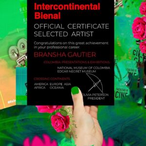 Bransha Gautier Instagram - A few photographs and a certificate from the National Museum of Colombia, where I participated within Intercontinental Bienal, last month. 💚slide for more 
#bogota #colombia🇨🇴 #nationalmuseumofcolombia #intercontinentalbienal #branshagautier #artaroundtheworld #design #graphicdesign #artnews #artistsoninstagram #artworld #travelcolombia