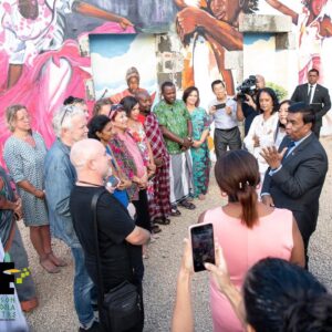 Bransha Gautier Instagram - Few impressions from the inauguration of “ Wonders of Nature” symposium. 
This great event, organised by the Carpe Diem NGO, can be seen until March 27th at the Nelson Mandela Center for African Culture in Pointe Aux Sables, Mauritius 
#mauritius🇲🇺 #mauritiusparadise #mauritiusisland🌴 #pointeauxsables #carpediemngo #carpediemmauritius #nelsonmandela #nelsonmandelacenter #artnews #artaroundtheworld #artsymposium #artexhibitions #tropicalisland #mauritiusuncovered #mauritiuslife #mauritiustourism #mauritiustravel