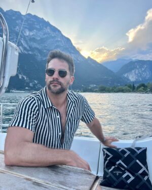 Brant Daugherty Instagram - Finally I have found a background as majestic as I am 
@gardatrentino @lidopalacelakegarda
