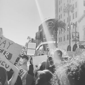 Bre Blair Instagram - 📢 you heard us... BLACK LIVES THEY MATTER HERE. yesterday’s powerful peaceful protest in Hollywood // Link in my bio to #defundpolice ( please read up on this first.. this does not mean get rid of police. Do your homework) one click will send an email to your reps asking that our funds be properly allocated to communities.