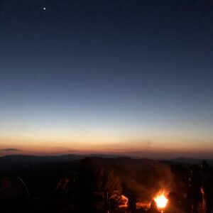 Bre Blair Instagram - Ran away to sleep under the stars. (And drink Negronis) 🌱